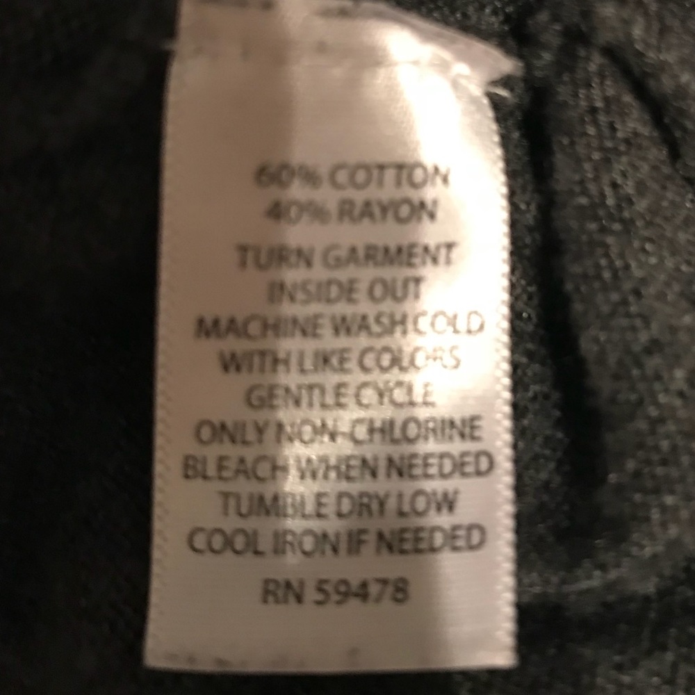 Wearing your ❤️on your sleeve gray sweater - Picture 6 of 6